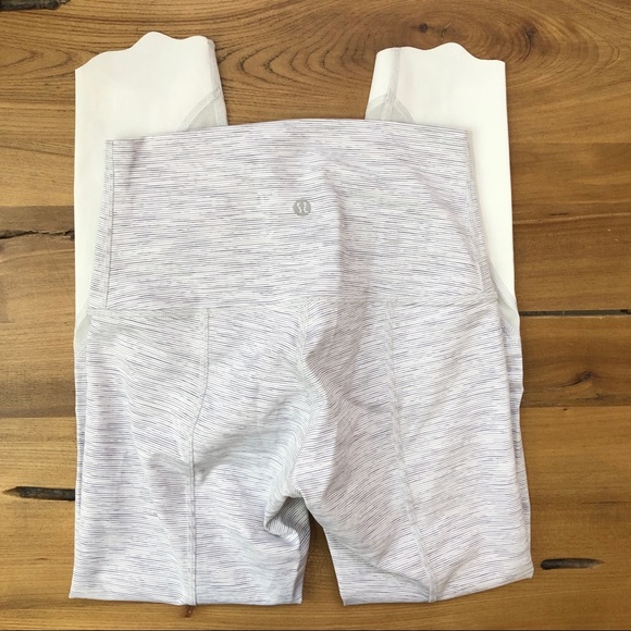 Lululemon Wunder Under Crop II *Roll Down Scallop Luxtreme 24" Wee Are From Spac - Picture 8 of 14